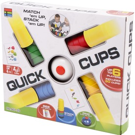 Quick Cups színes poharak társasjáték