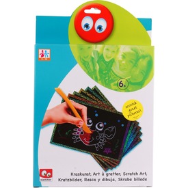 Színes képkarcoló 3 db /doboz