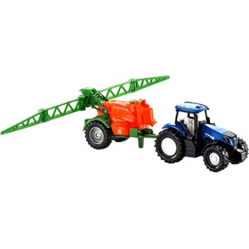 SIKU New Holland traktor - utánfutó 1:87 - 1668