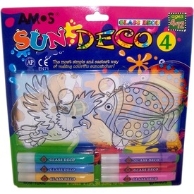 Sun Deco Üvegfesték dekorszett kulcstartó