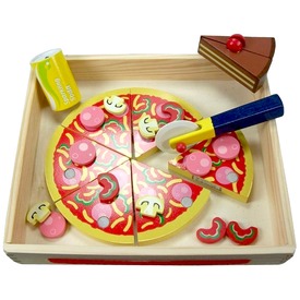 Pizza szett fából