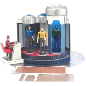Star Trek Transzporter szoba figurával