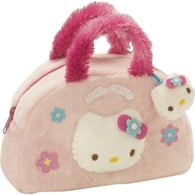 Hello Kitty plüss kézitáska