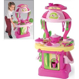 Játékkonyha pink-pasztell