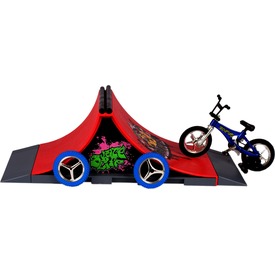 Ujjkerékpár (fingerbike) szett ugratóval