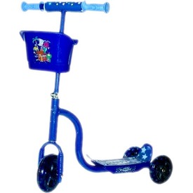 3kerekű bébi roller kék (dobozos)
