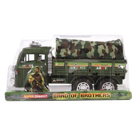 Katonai teherautó ponyvával - 25 cm