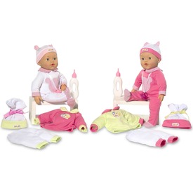 Funkciós baba 37 cm, kiegészítőkkel és ruhákkal