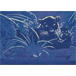 Dino Puzzle 1000 db fluoreszkáló Fekete párduc 541