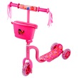Bébi roller rózsaszínű kosaras