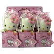 Hello Kitty plüssfigura dísztasakban