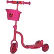 3 kerekű bébi roller rózsaszínű (dobozos)