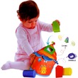 Textil bébijáték - mini cirkusz