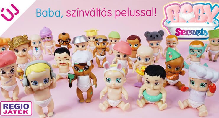 Megérkeztek a varázspelusos Baby Secrets babák!