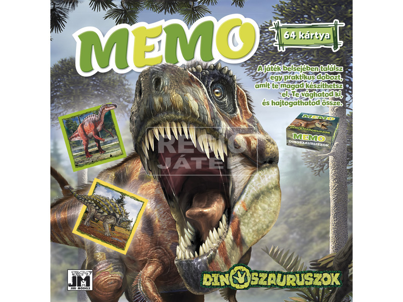 Memória fejlesztő könyv - Dinoszaurusz kép nagyítása