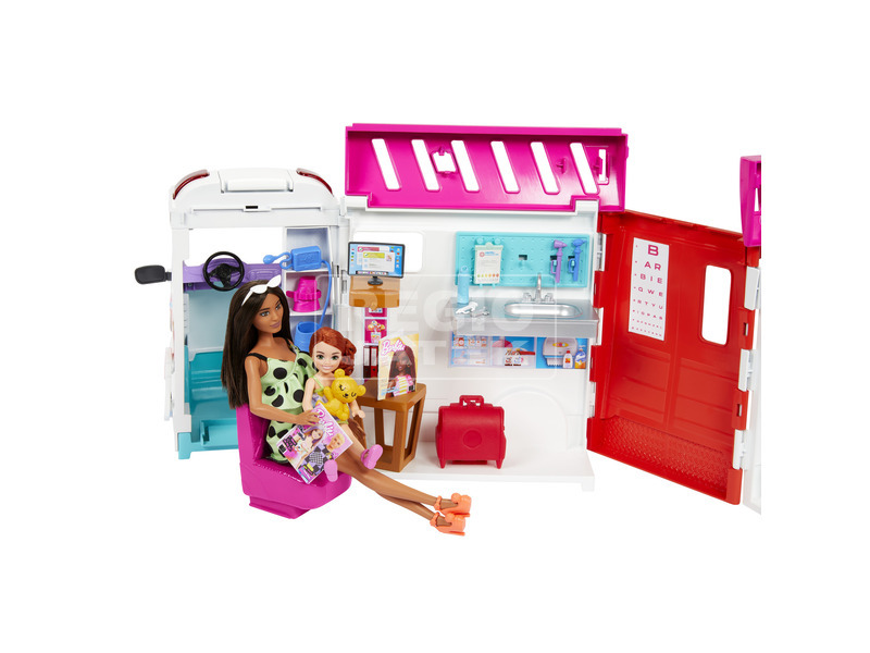 Barbie mentőautó 2023 kép nagyítása