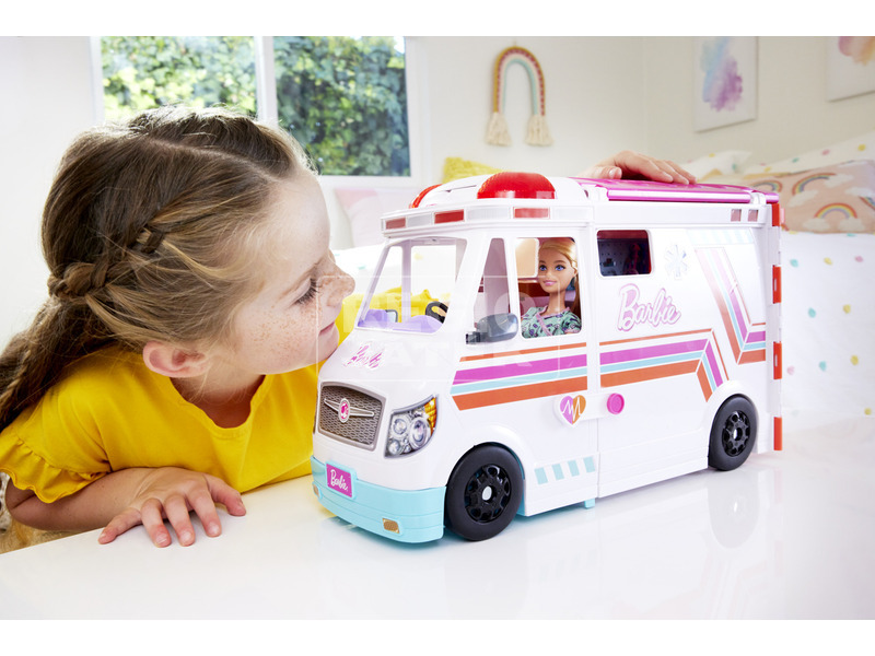 Barbie mentőautó 2023 kép nagyítása