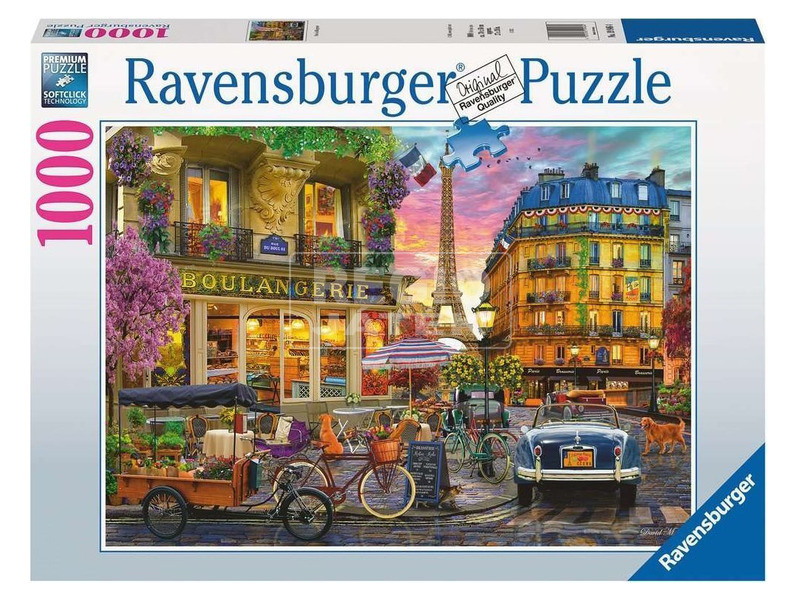 Ravensburger Puzzle 1000 db - Párizs reggel | REGIO JÁTÉK Webáruház