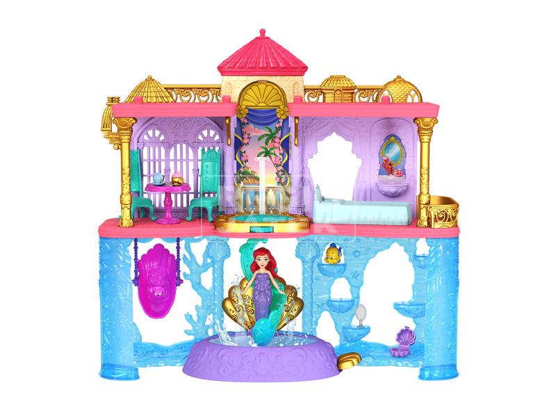Disney hercegnők - Ariel dupla palot mini hercegnővel kép nagyítása