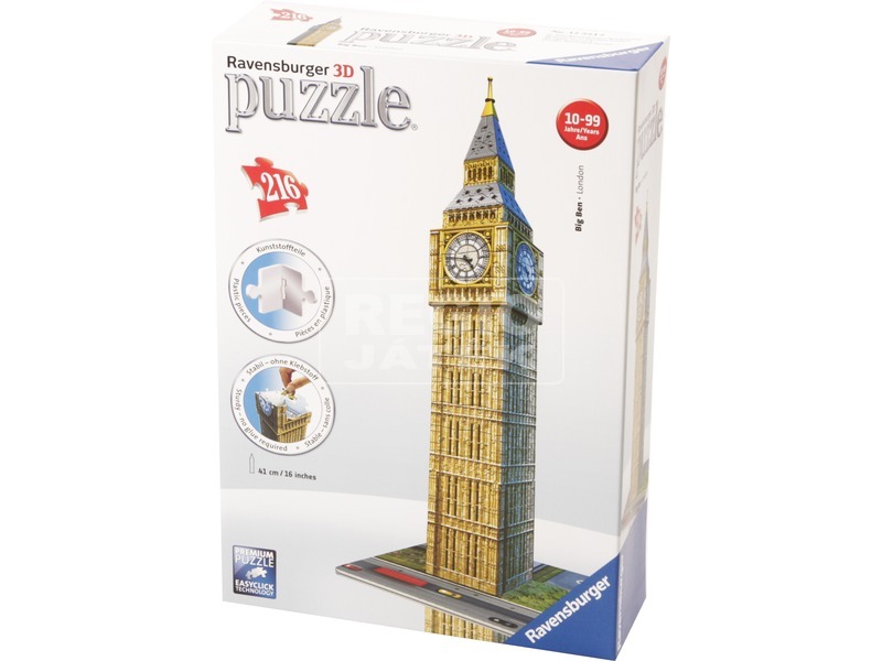 Ravensburger: Big Ben 216 darabos 3D puzzle | REGIO JÁTÉK Webáruház