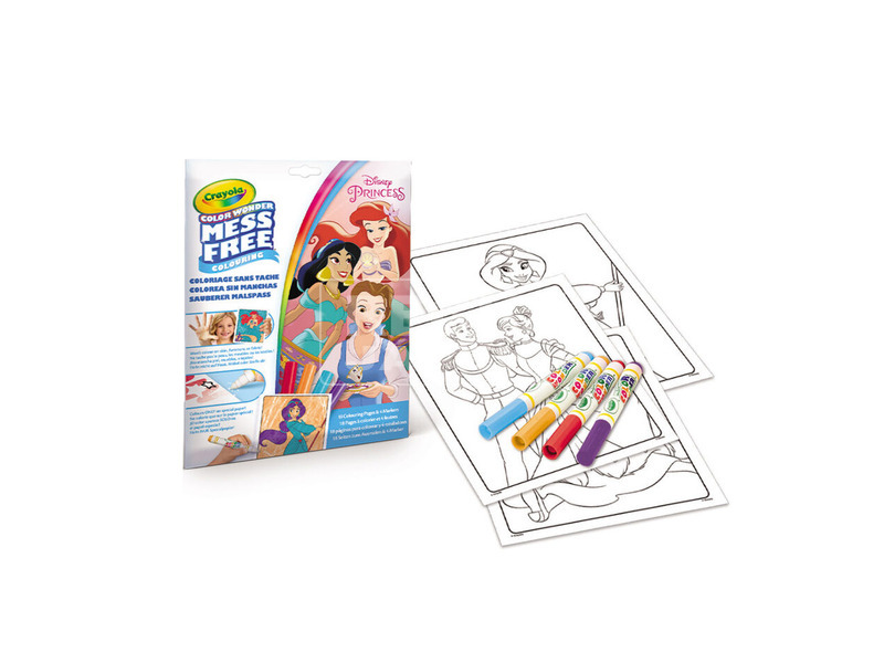 Crayola Colour Wonder Disney-hercegnők színező