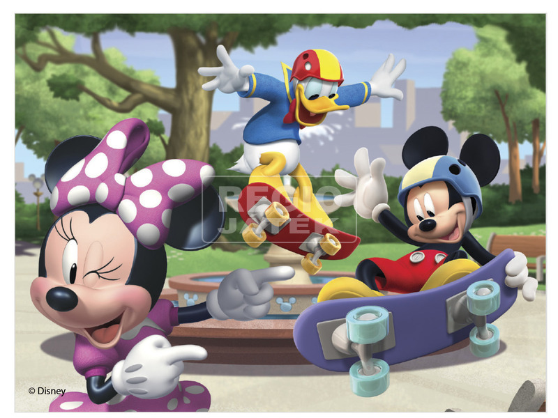 Fa mesekocka 12 db - Mickey és Minnie kép nagyítása
