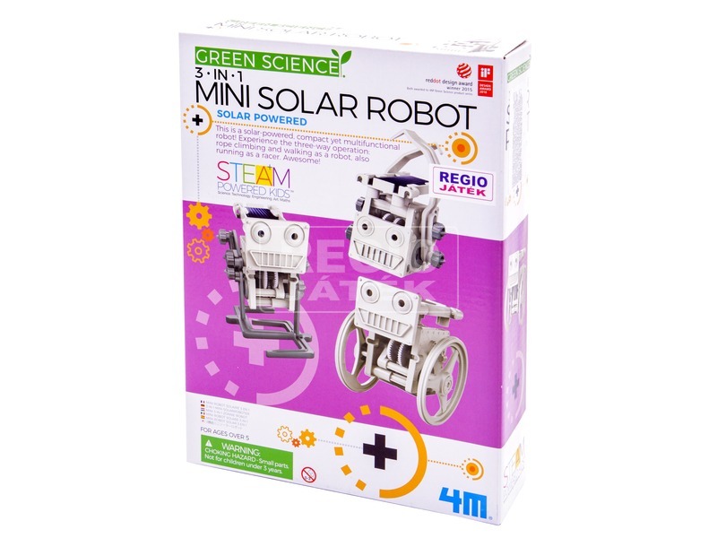 4M 3 az 1-ben napelemes robot