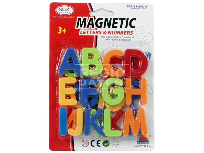 Mágneses betűk vagy számok - 4 cm, többféle kép nagyítása