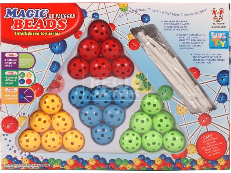 Magic Beads golyós építőjáték