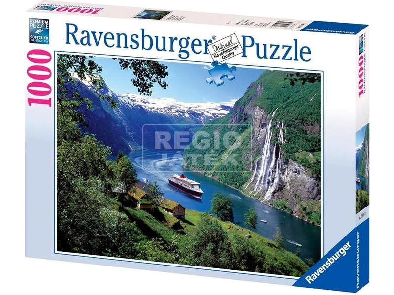 Ravensburger: Puzzle 1 000 db - Norvég fjordok kép nagyítása