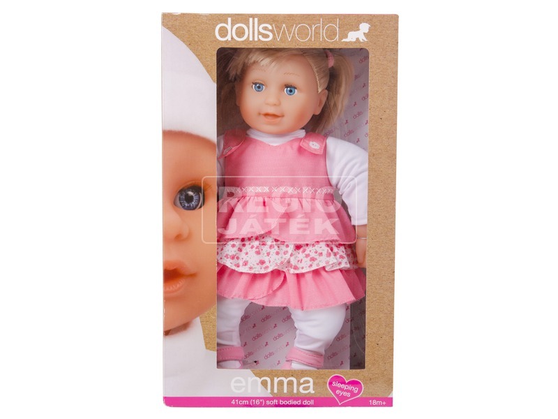 Emma puha fésülhető baba - 41 cm, többféle kép nagyítása