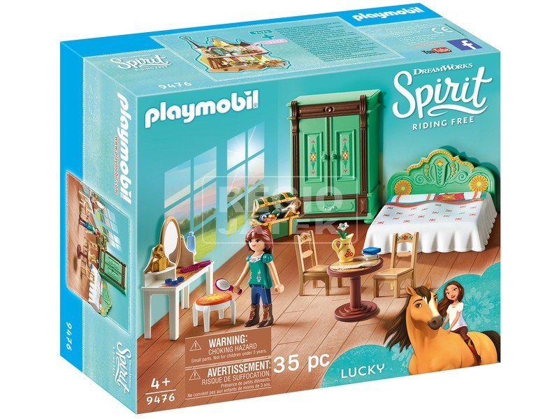 Playmobil Szilaj -Lucky hálószobája 9476