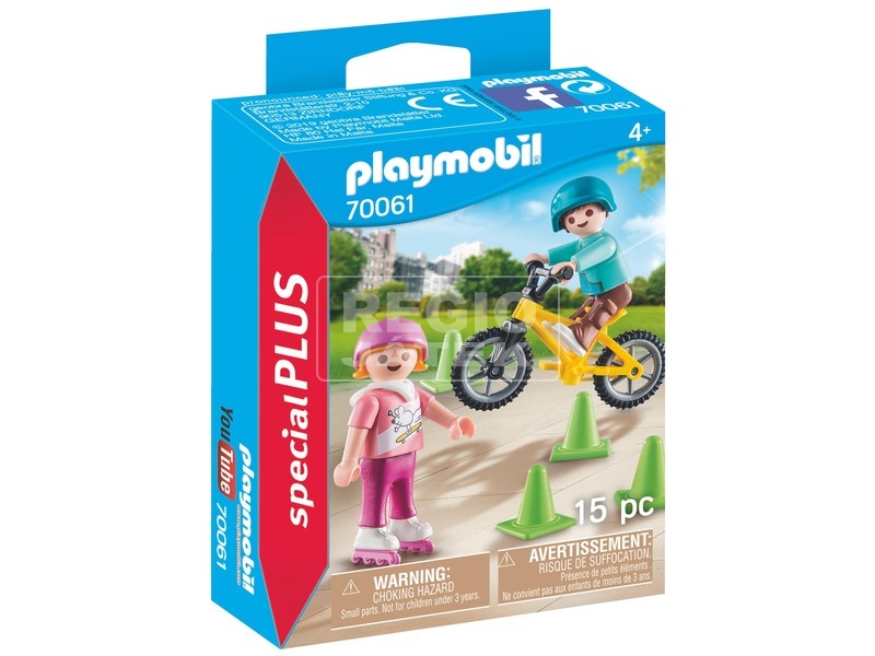 Playmobil Görkorizó és bicikliző gyerekek 70061 kép nagyítása