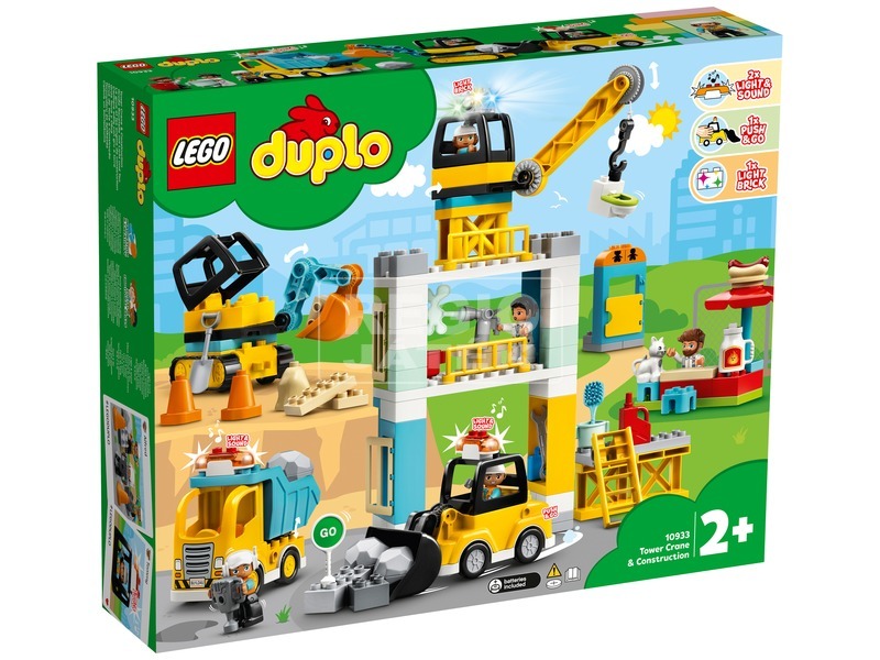 LEGO® DUPLO TOWN Toronydaru és építkezés 10933