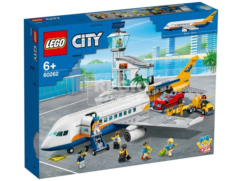 LEGO® City Airport Utasszállító repülőgép 60262 kép nagyítása
