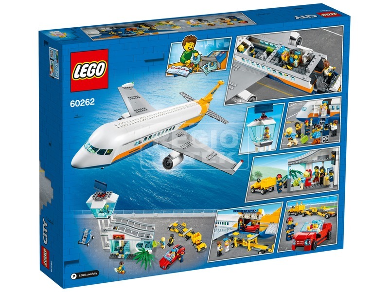 LEGO® City Airport Utasszállító repülőgép 60262 kép nagyítása