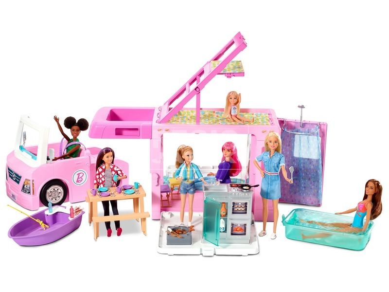 kép nagyítása Barbie luxus lakóautó