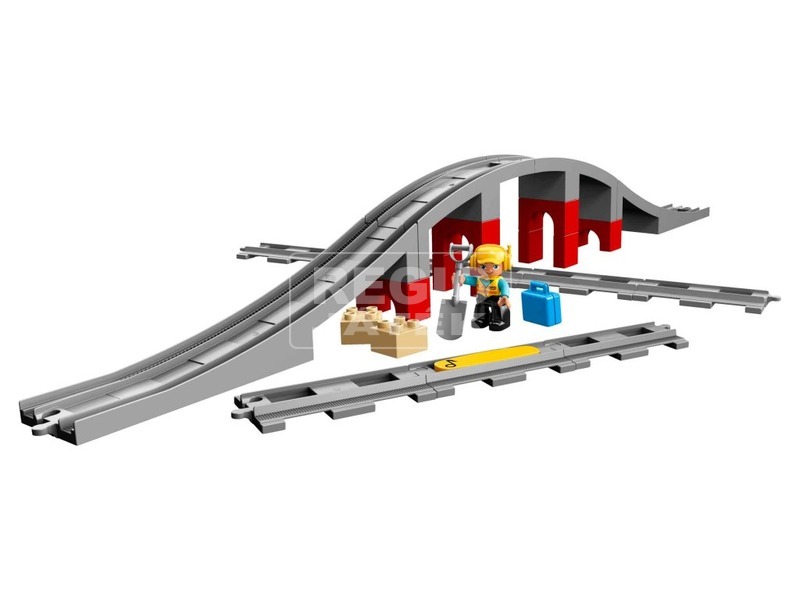 kép nagyítása LEGO® DUPLO vasúti híd és sínek 10872