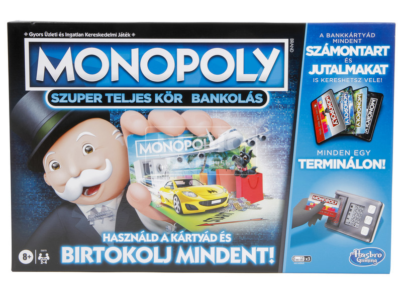 Monopoly Super Electronic Banking társasjáték kép nagyítása