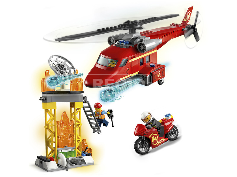 LEGO City Fire 60281 Tűzoltó mentőhelikopter kép nagyítása