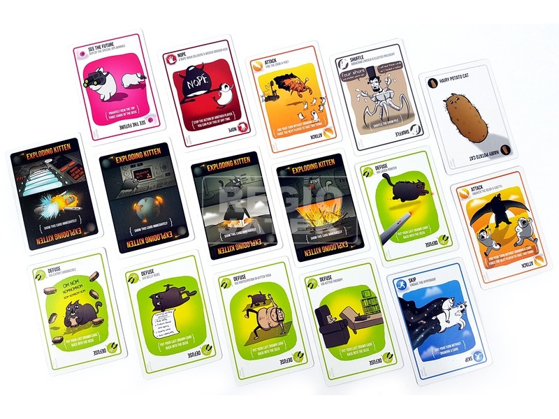 Robbanó cicák kártyajáték kép nagyítása