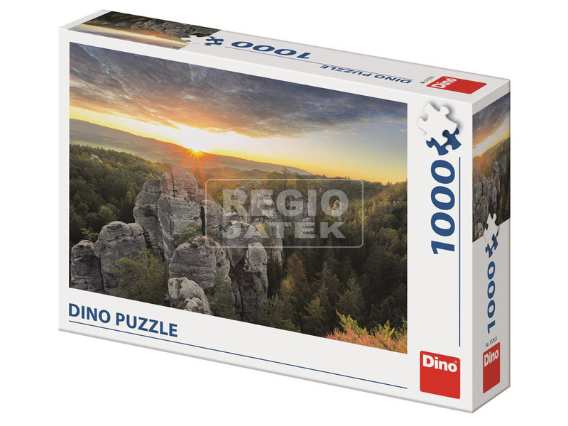 Dino Puzzle 1000 db - Sziklás hegység kép nagyítása