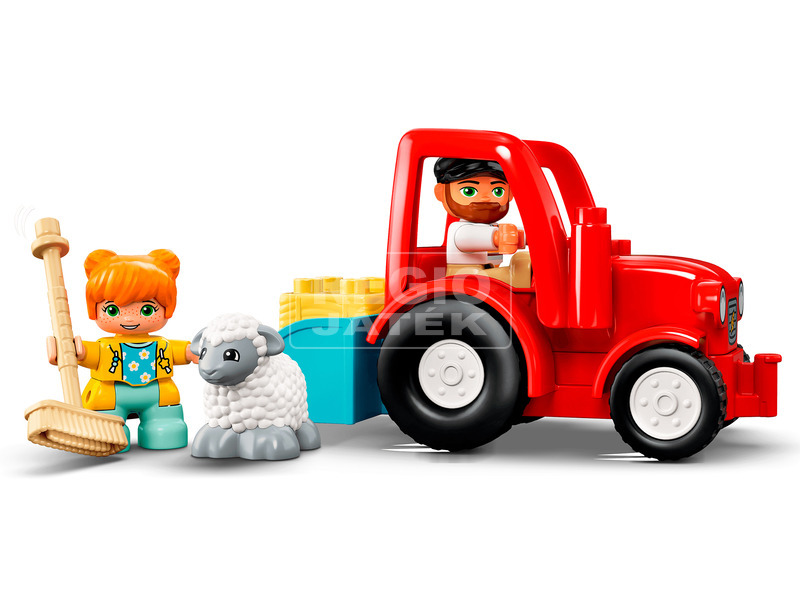 kép nagyítása LEGO DUPLO Town 10950 Farm traktor és állatgondozás