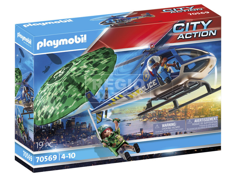 Playmobil: Rendőrségi Ejtőernyős-üldözés