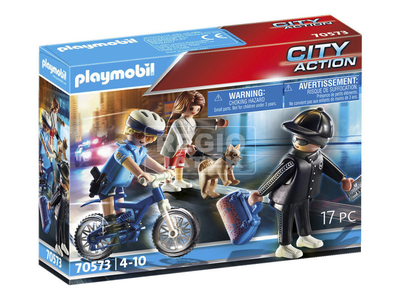 Playmobil: Rendőrségi bicikli: Zsebtolvaj nyomában