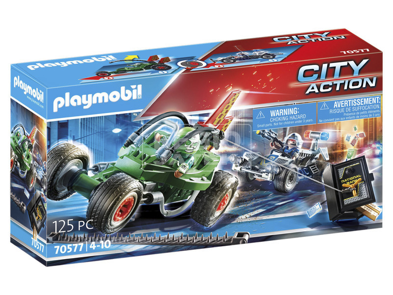 Playmobil: Rendőrségi gokart: Széfrabló nyomában