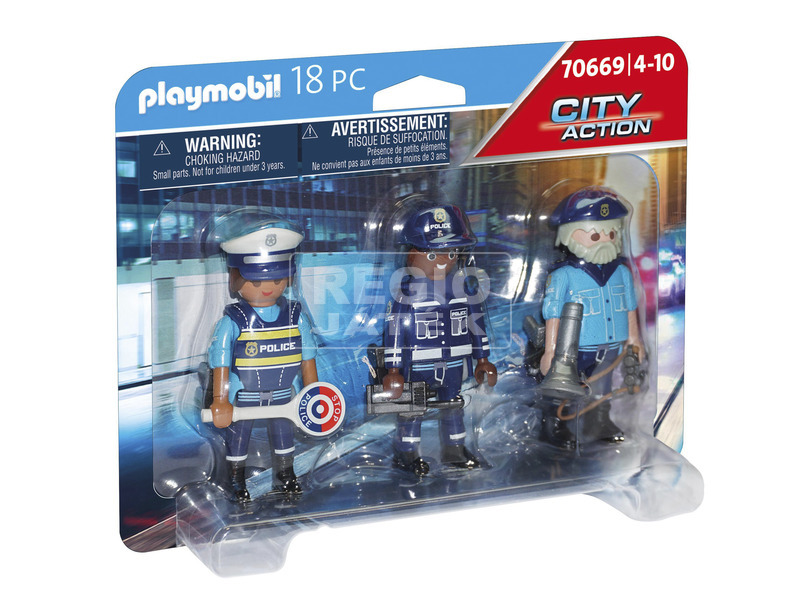 Playmobil Figura szett rendőrség 70669