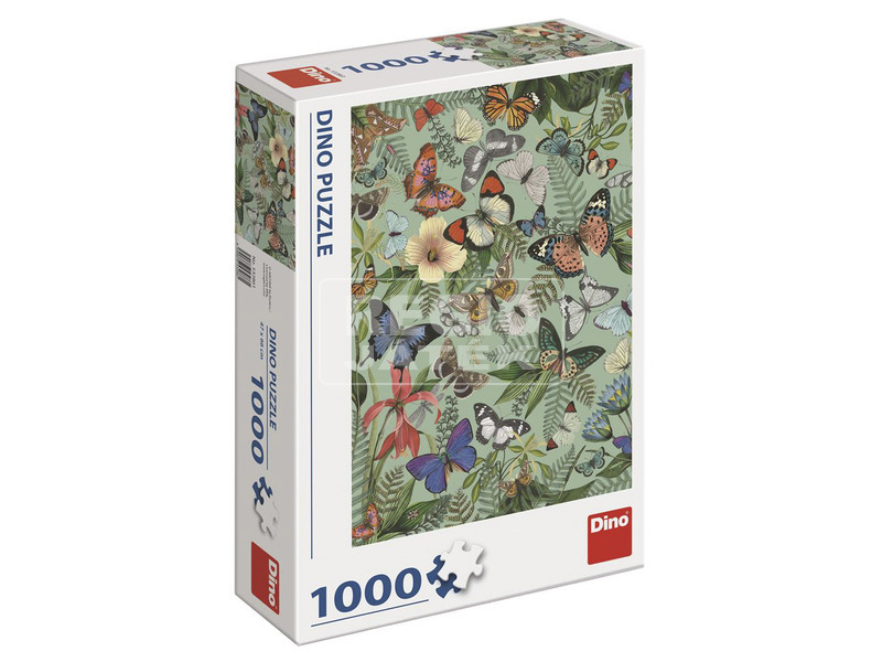 Puzzle 1000 db - lepkék kép nagyítása