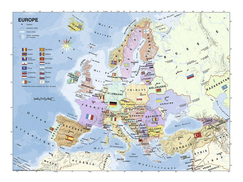 Puzzle 200 db - Európa kép nagyítása