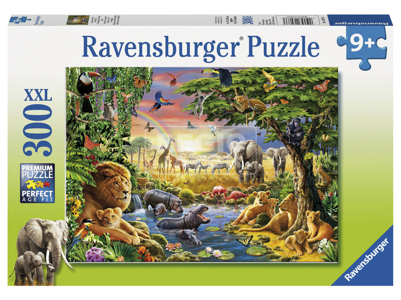 Ravensburger: Puzzle 300 db - északai fény és az állatok kép nagyítása
